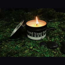 Load image into Gallery viewer, Cow Pie ( Fresh Cut Grass)- 4oz Handmade Soy Wax Candle Tin