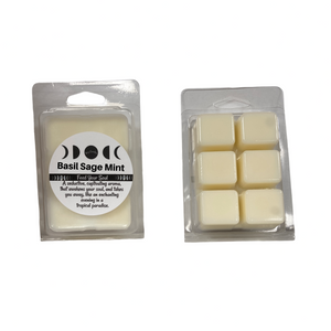 Basil Sage and Mint- Two Packs Of Handmade Soy Wax Tarts/Melts
