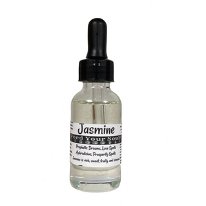 Jasmine-1oz Clear Glass Bottle Fragrance Oil