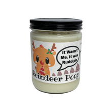 Load image into Gallery viewer, Elf Sweat and Reindeer Poop- Set of Two- 16oz Handmade Soy Wax Candles