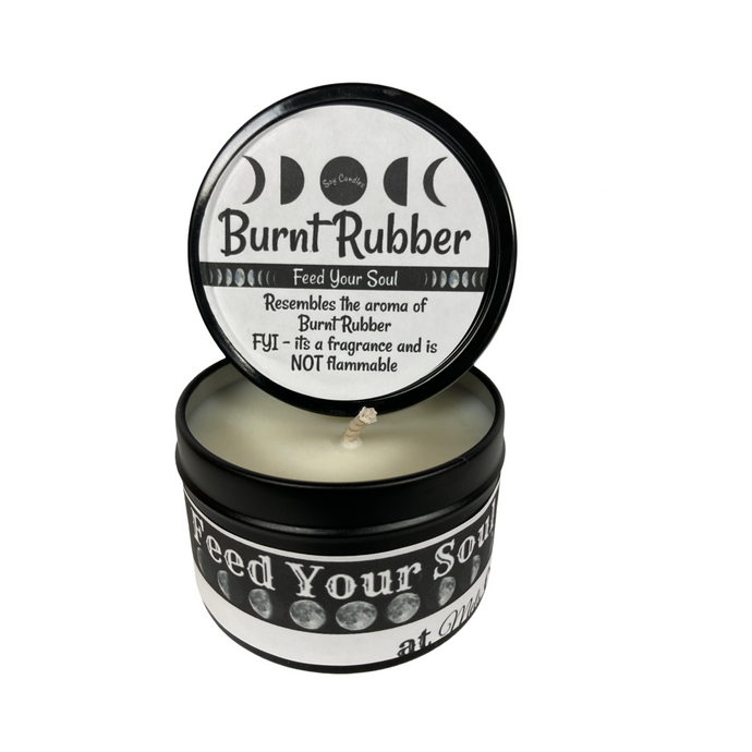 Burnt Rubber-4oz Handmade Soy Wax Candle