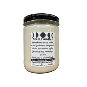 Sweet Pea 16oz Candle- Handmade with Soy Wax