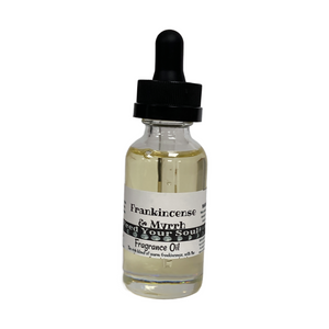 Frankincense and Myrrh -1oz Clear Glass Bottle Fragrance Oil