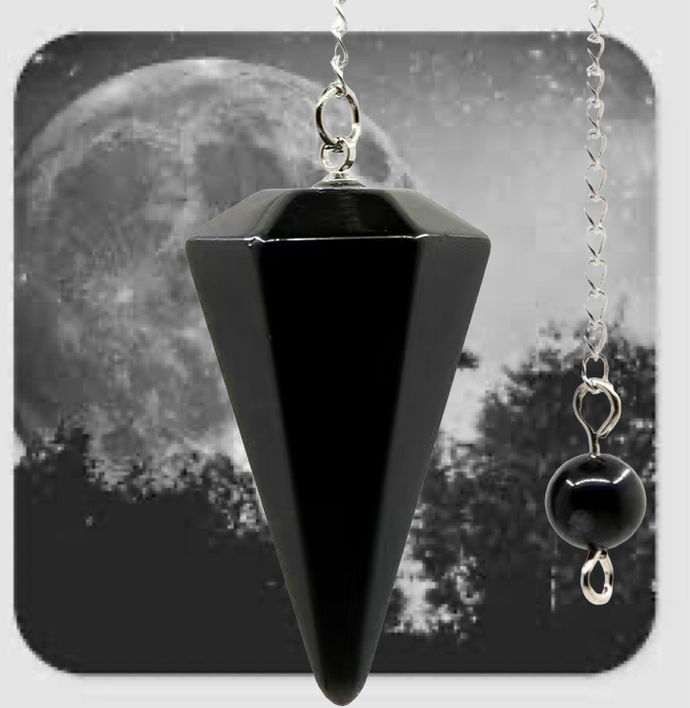 Black Agate Pendulum