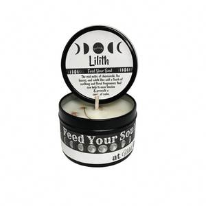 Lilith- 4oz Handmade Soy Wax Candle Tin