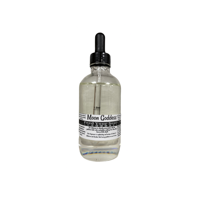 Moon Goddess (Hibiscus & Amber)-1oz Clear Glass Bottle Fragrance Oil