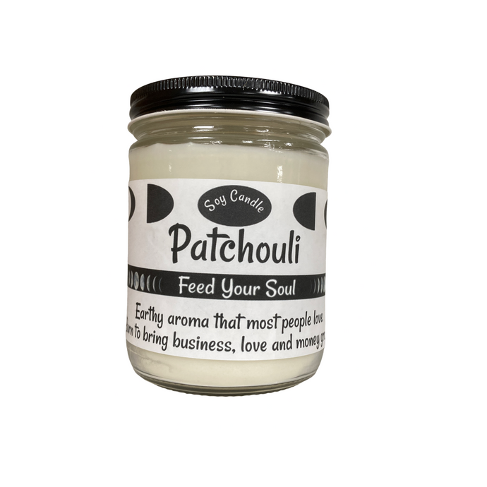 Patchouli- 16oz Handmade Soy Wax Candle