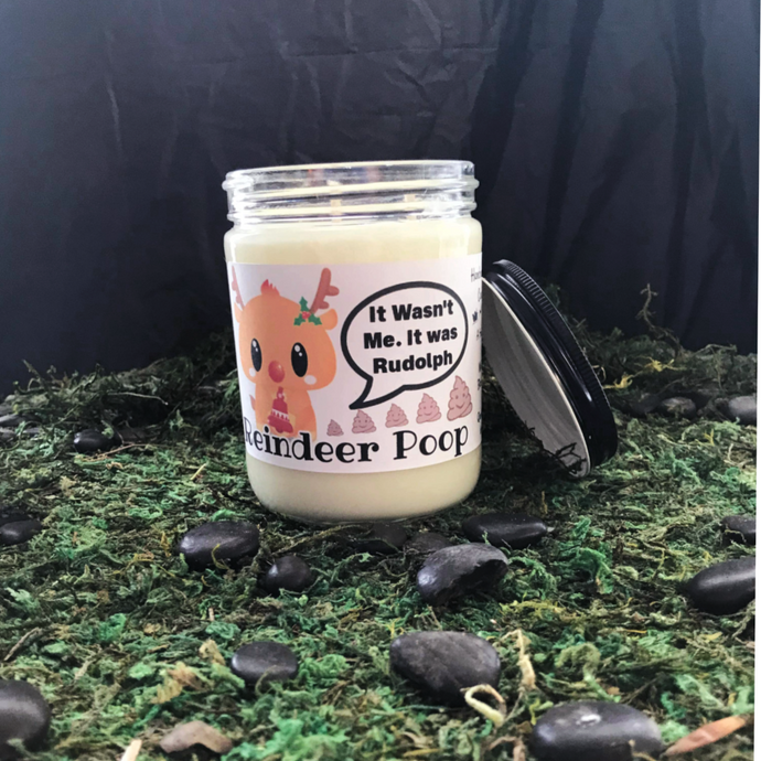 Reindeer Poop -16oz Handmade Soy Wax Candle