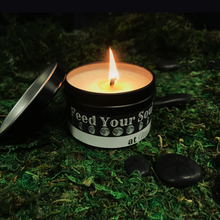 Load image into Gallery viewer, Black Licorice- 4oz Handmade Soy Wax Candle Tin