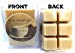 Fresh Ground Coffee -3.2 Ounce Pack of Soy Wax Tarts (6 Cubes Per Pack) - Scent Brick - mels-candles-more