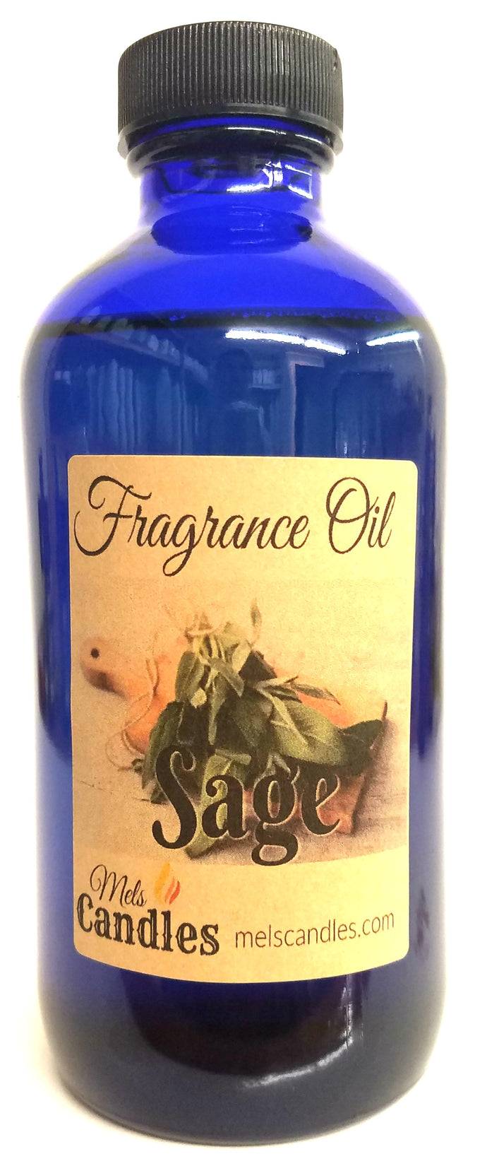 Sage 4 Ounce Glass Bottle of Premium Fragrance - essential oil blend