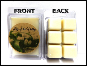 Lily of the Valley 3.2 Ounce Pack of Soy Wax Tarts - Scent Brick, Wickless Candle - mels-candles-more