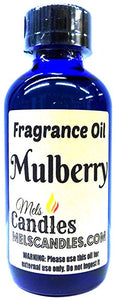 Mulberry 4 Ounce    118.29 ml Glass Bottle of Premium Fragrance   Perefume Oil - mels-candles-more