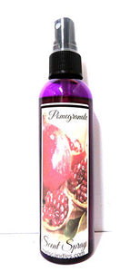 Pomegranate 4oz Body Spray   Room Spray Long Lasting Scent Spray - mels-candles-more