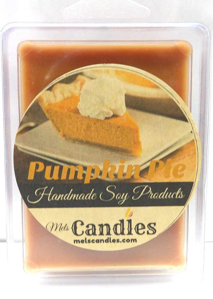Pumpkin Pie 3.2 Ounce Pack of Soy Wax Tarts - Scent Brick, Wickless Candle - mels-candles-more