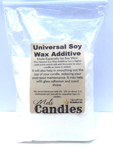 Universal Soy Wax Additive â-“ 5oz Re-seal-able Bag of Candle Additive - mels-candles-more