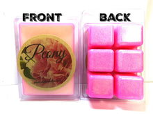 Load image into Gallery viewer, Peony -3.2 Ounce Pack of Soy Wax Tarts (6 Cubes Per Pack) - Scent Brick, Wickless Candle - mels-candles-more