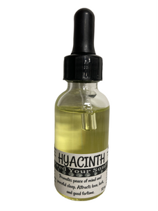 Hyacinth 1oz Glass Dropper Bottle of Essential Oil Blend