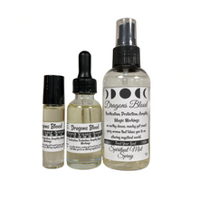 Load image into Gallery viewer, Dragons Blood Set of 3- 4oz Spray, 1oz Oil, 10ml Roll On